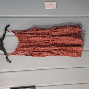 Burnt Orange Old Navy Polka Dot Romper